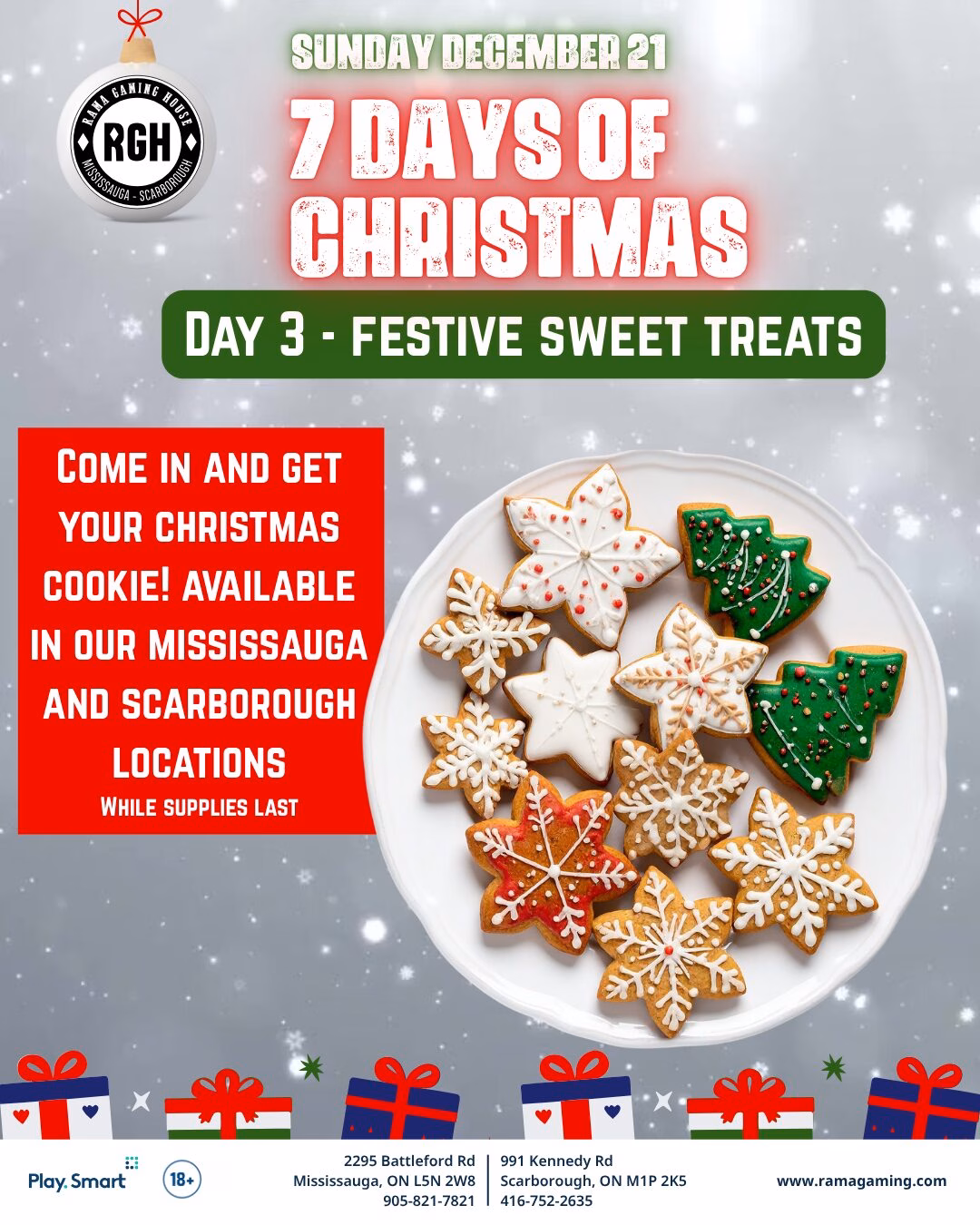 seven days of Christmas celebration at RGH Day 3