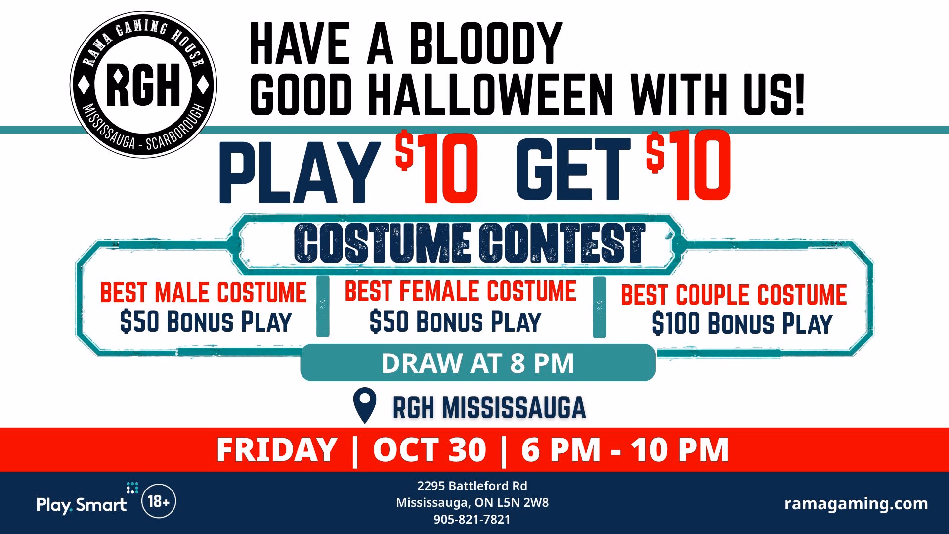RGHBloodyHalloweenConstume-16x9-MISSI spin to win every tuesday at Rama Gaming House